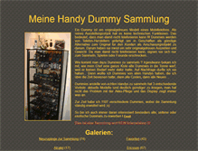 Tablet Screenshot of dummy-sammler.de